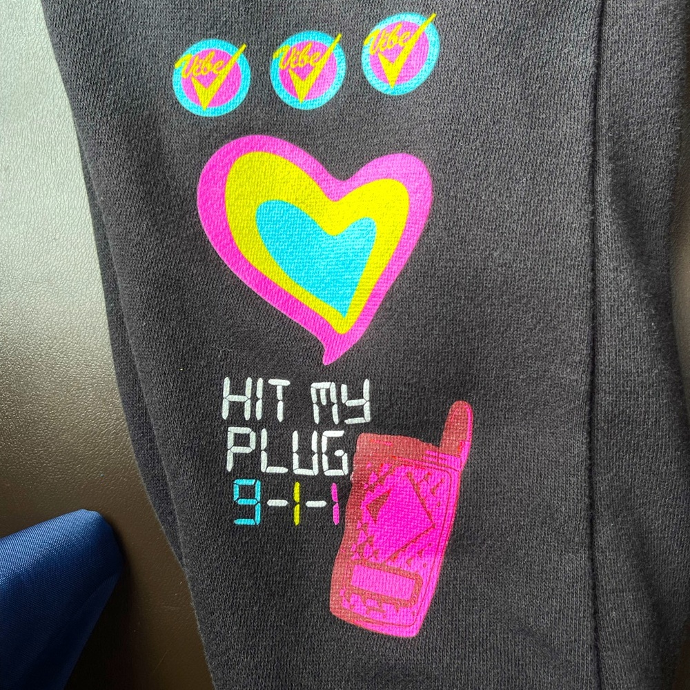 Fashion nova black Limited edition sweatpants